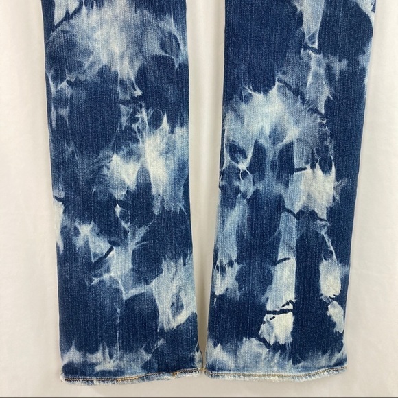 Custom Bleached American Eagle Straight Jeans 6 - Picture 7 of 14